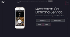 Desktop Screenshot of henchmanapp.com